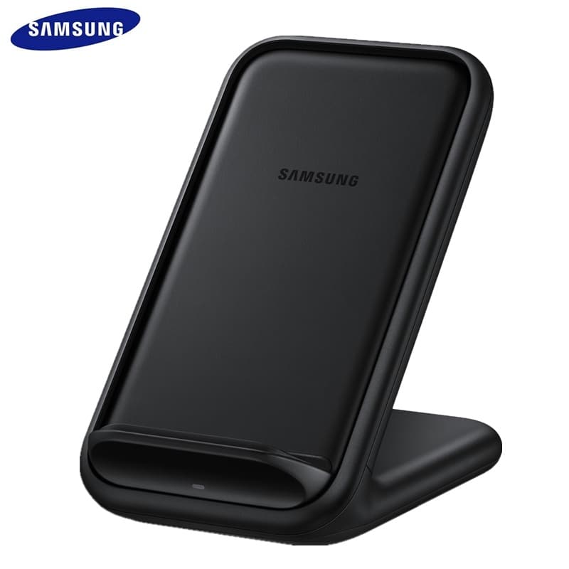 【 stock 】 Original Suporte De Carregador Rápido Sem Fio Samsung Para Galaxy S22/S21/S20/S10/S9/S8 + Plus/Note 20 Ultra/iPhone 11 Qi , EP-N5200