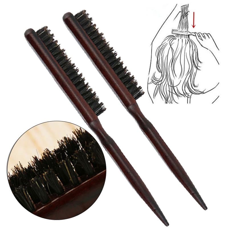 Novo Pente Fofo Penteado De Cabelo Com Cabo De Madeira Para Fornecimento De Salão