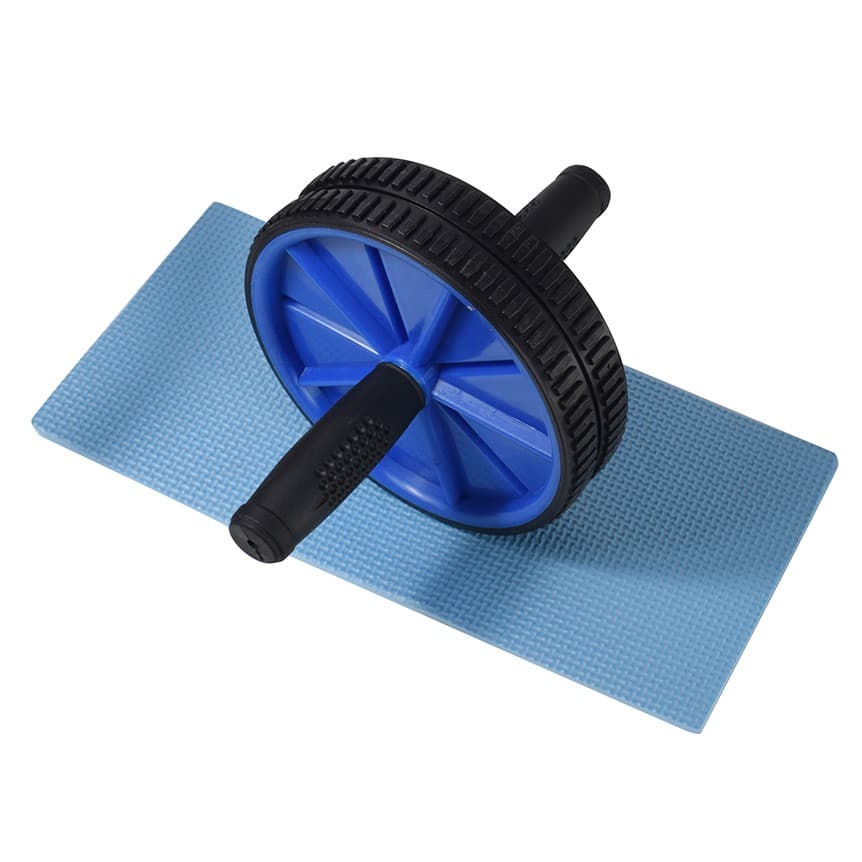 Roda Abdominal Com Tapete Exercicio Abdominal Lombar