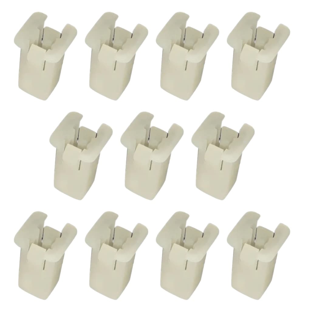 10 Grampos Paralama Bucha Parachoque Parabarro Ecosport Ford