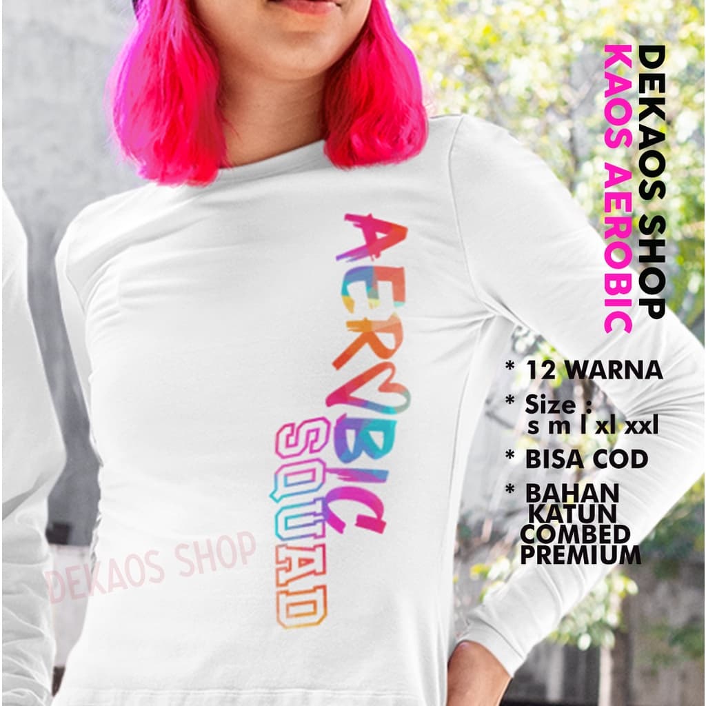 Roupas Aerobicas Femininas/De Manga Comprida Para Mulheres/T-Shirt De Ginástica Feminina/Ternos ZUMBA/TOPS Aeróbica Deka