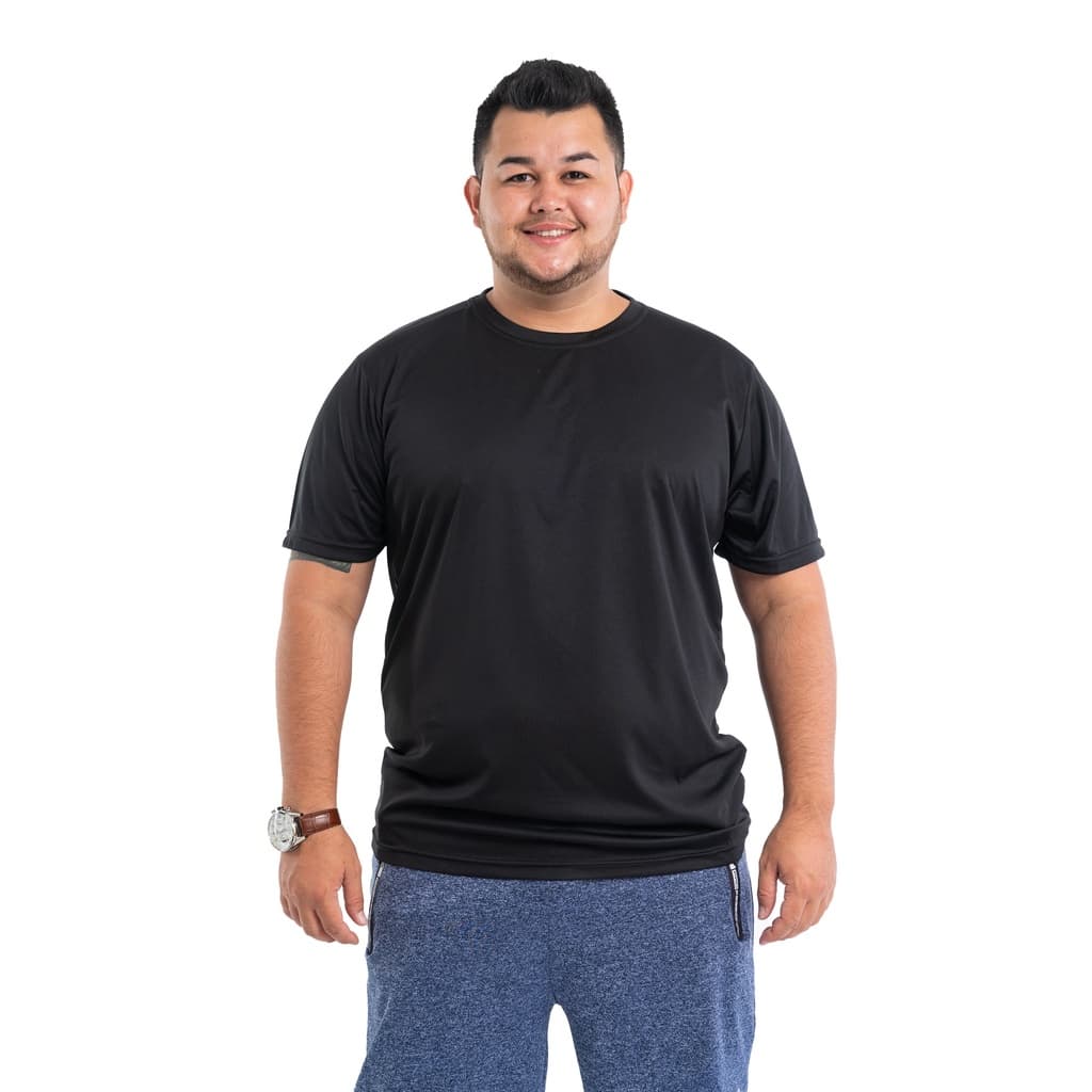 Camiseta Dry Fit Plus Size Masculina | Esportes | Academia