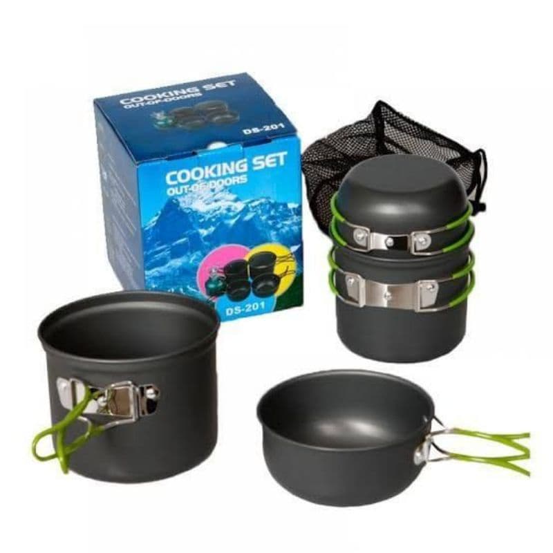 conjunto de panelinha para camping ds 201 com 4 itens