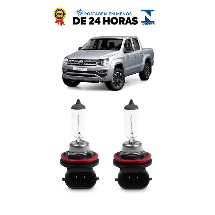 Par Lampada Farol de Milha Amarok 2010 2011 2012 2013 2014 2015 HB4