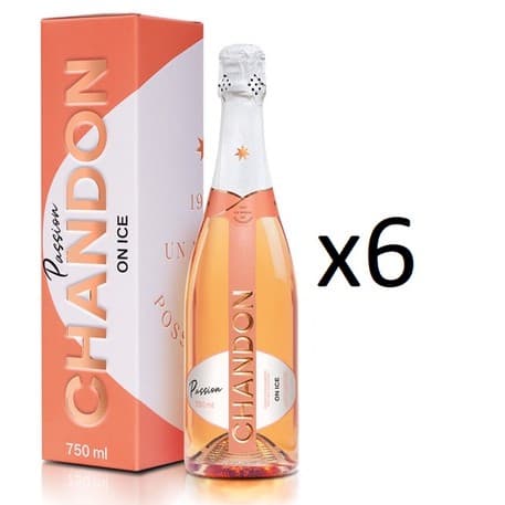 Kit Chandon Passion Rosé On Ice 750ml 6 Unidades