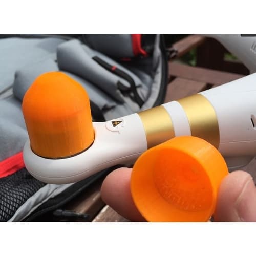 Kit C/ 4 Capas Protetoras De Motor Dji Phantom 2 And 3