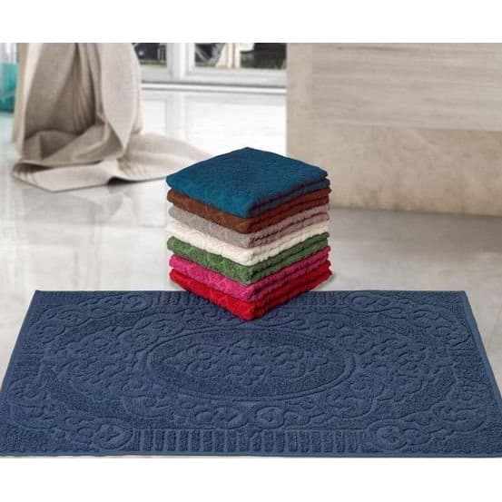 Kit com 10 Tapete Banheiro Toalha piso - Grande Felpudo com 680Gr/m2 - Top de linha