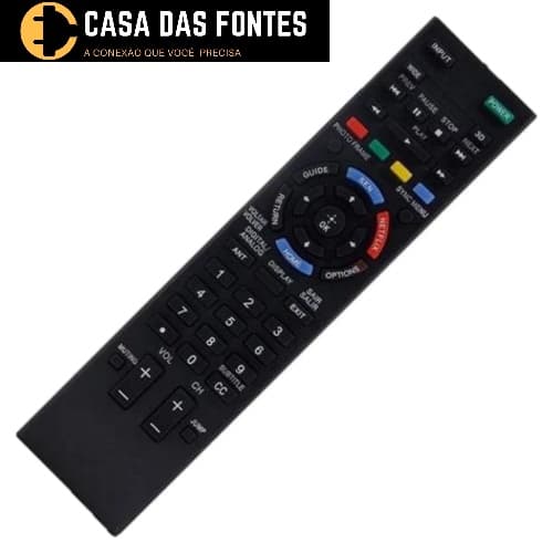 Controle Remoto Para Tv Lcd Sony Tecla Netflix 7009