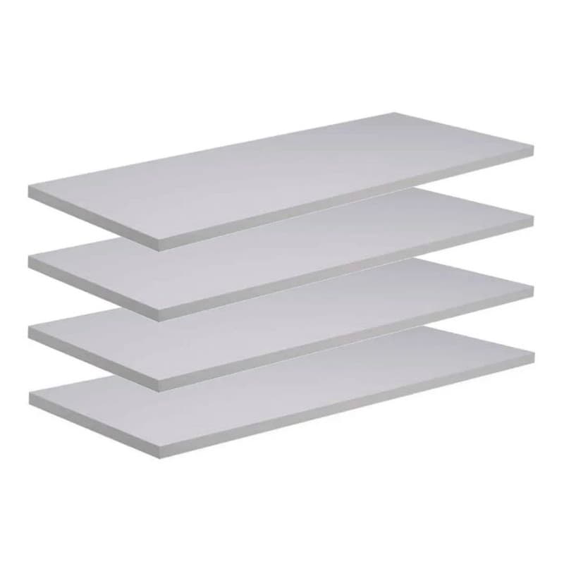 Prateleiras 50x30 Mdf Branco Suporte Grátis
