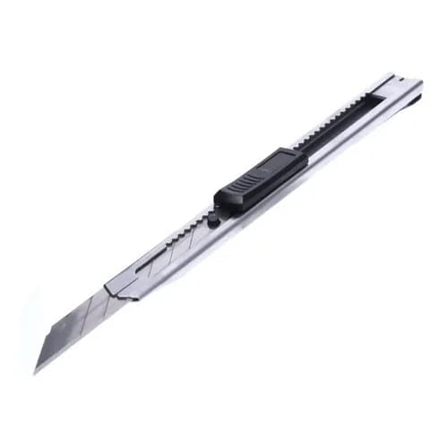 Estilete Multiuso Aço Inoxidável 9mm Estreito Profissional