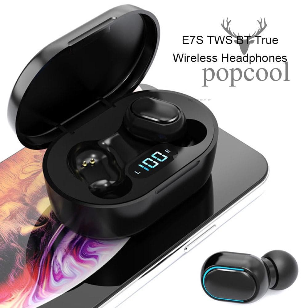 Fone de Ouvido e7S, E6S e A6S True Wireless Headset Bluetooth 5.0 - Earbuds FX (ENVIO IMEDIATO E RÁPIDO)