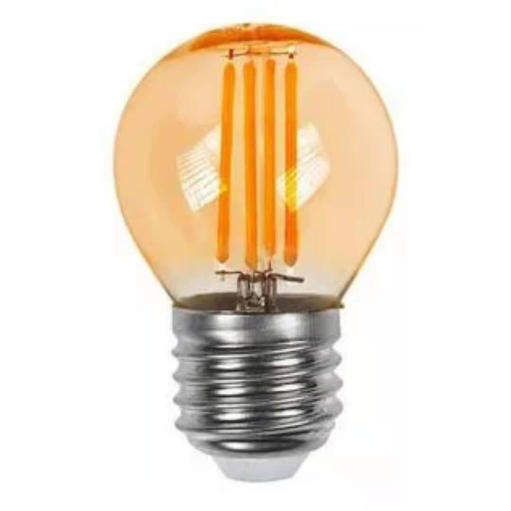 Lâmpada Filamento De Led Bulbo G45 Vintage Retro E27 4w 2700k