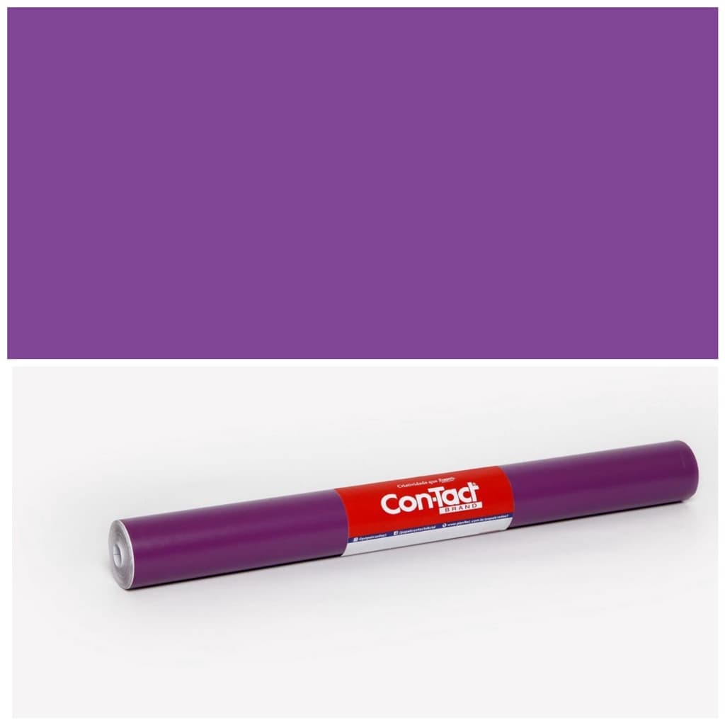 Papel Adesivo Contact Autocolante Decoração Roxo Fosco Opaco 45cm x 2m 5m 10m
