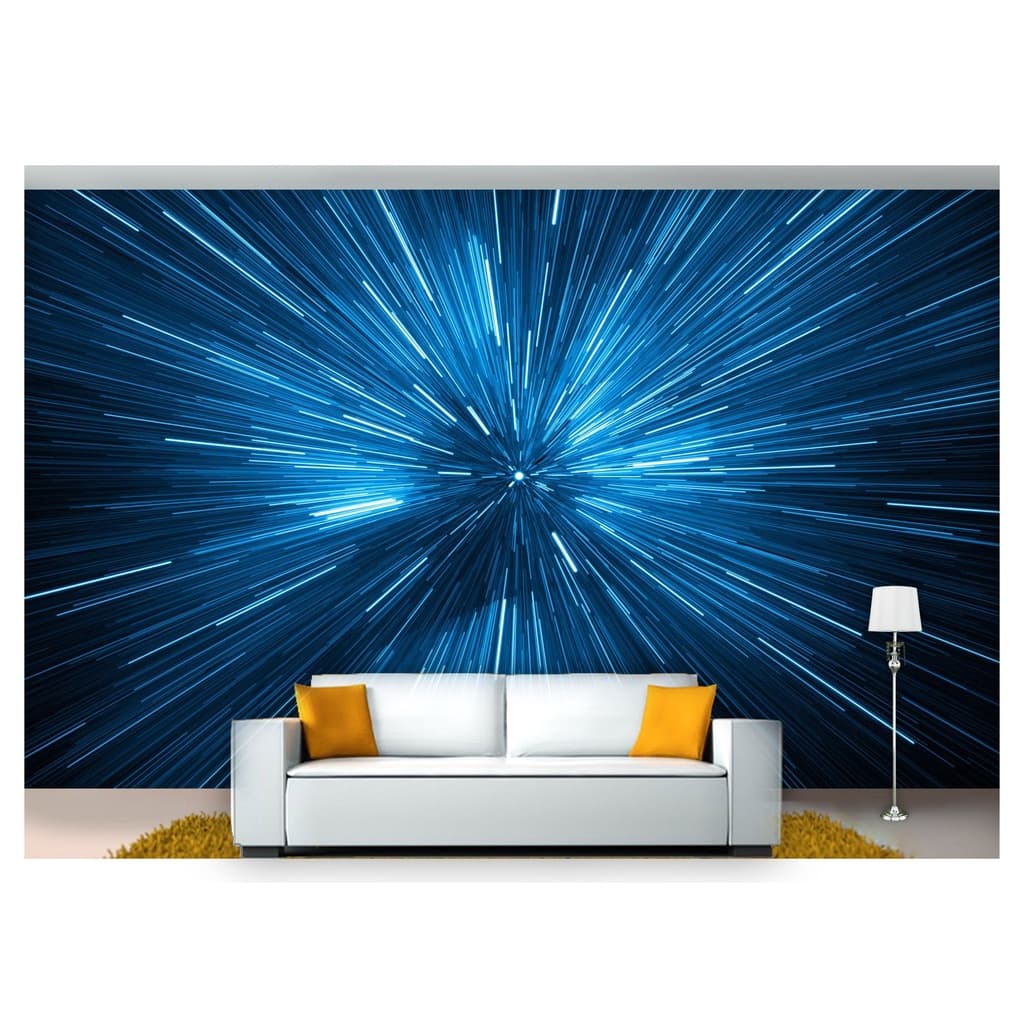 papel de parede Espaço Estrelas vortex 3D 6m² NSP74
