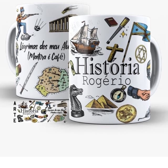 caneca Personalizada História  professor e professora profissão