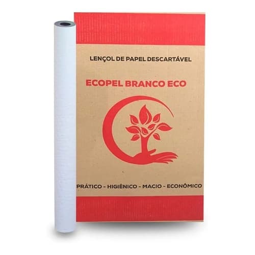 Lençol Descartável Para Maca - 50x50  - 2 Rolos