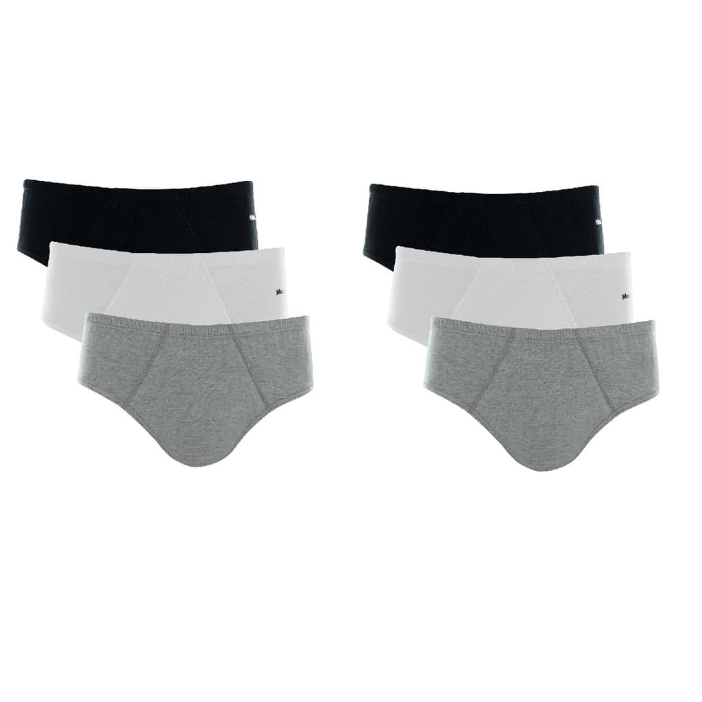 Kit Com 6 Cuecas Slip Mash Algodao 010.20