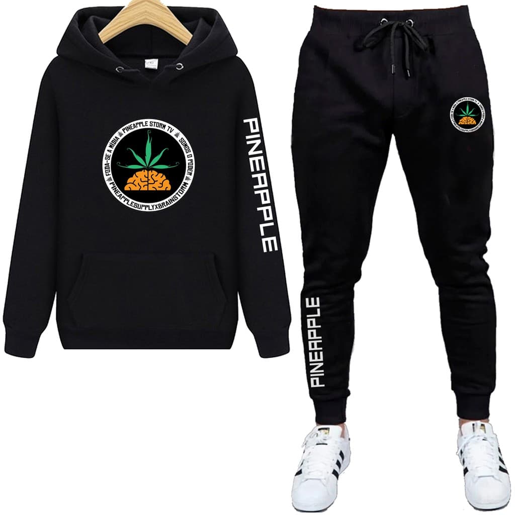 Conjunto Calça + Blusa de Moletom Pineapple Poesia Acústica PNPL