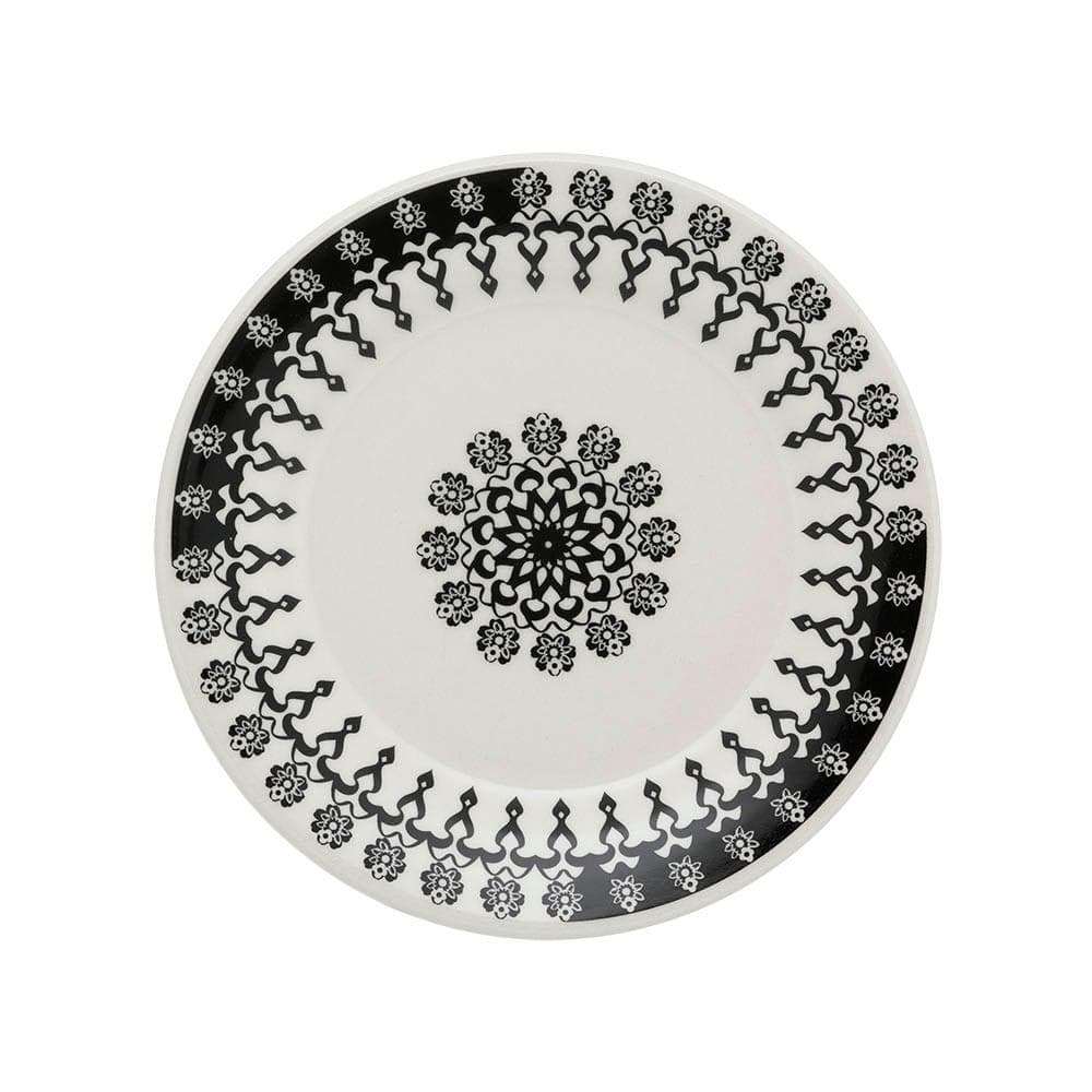 Conjunto de 6 Pratos Sobremesa 18cm Donna Folk