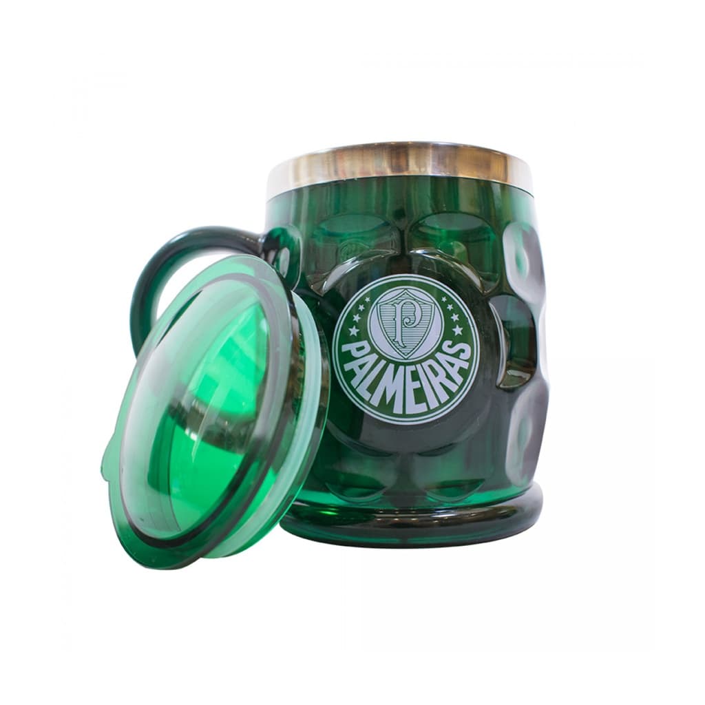 Caneca Térmica Com Tampa 500ml - Palmeiras Oficial