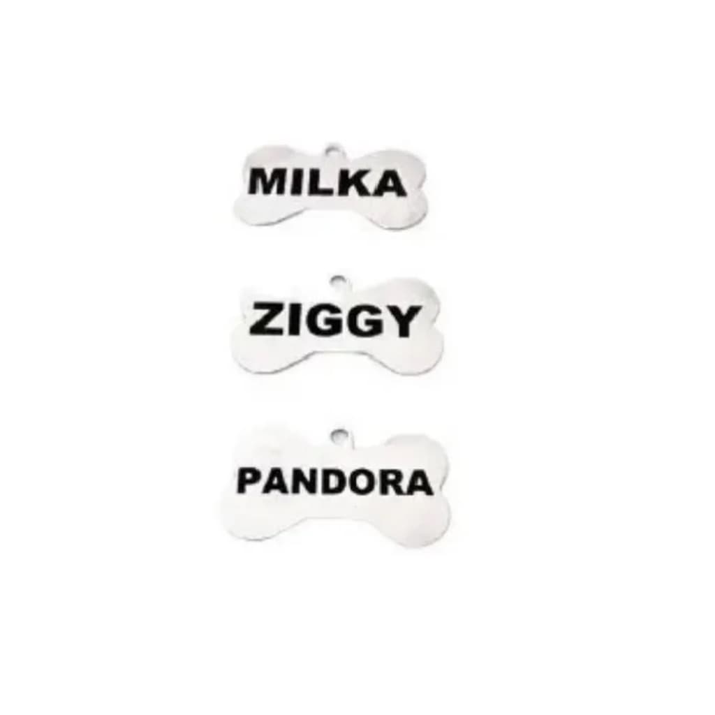 4 Placa De Identificação Pet