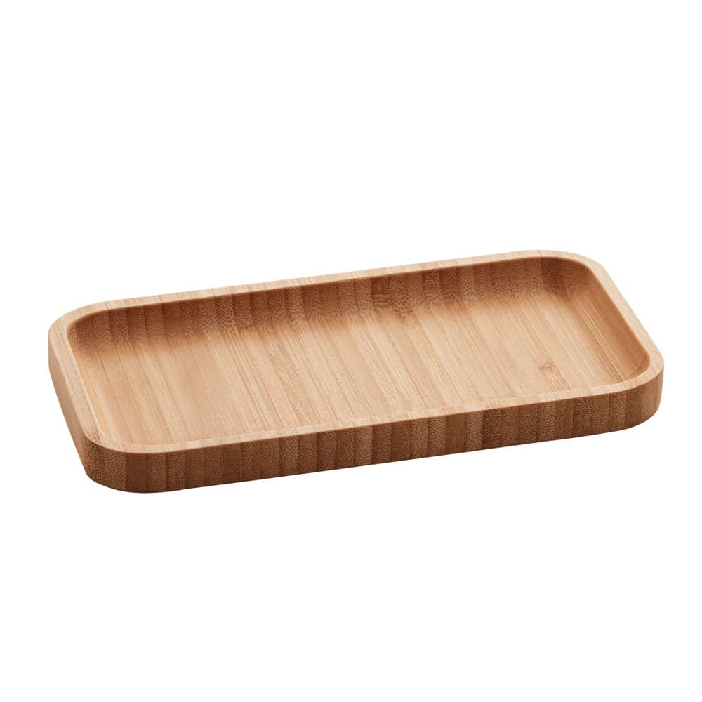 Petisqueira / Bandeja Retangular de Bambu Hire 20x10cm