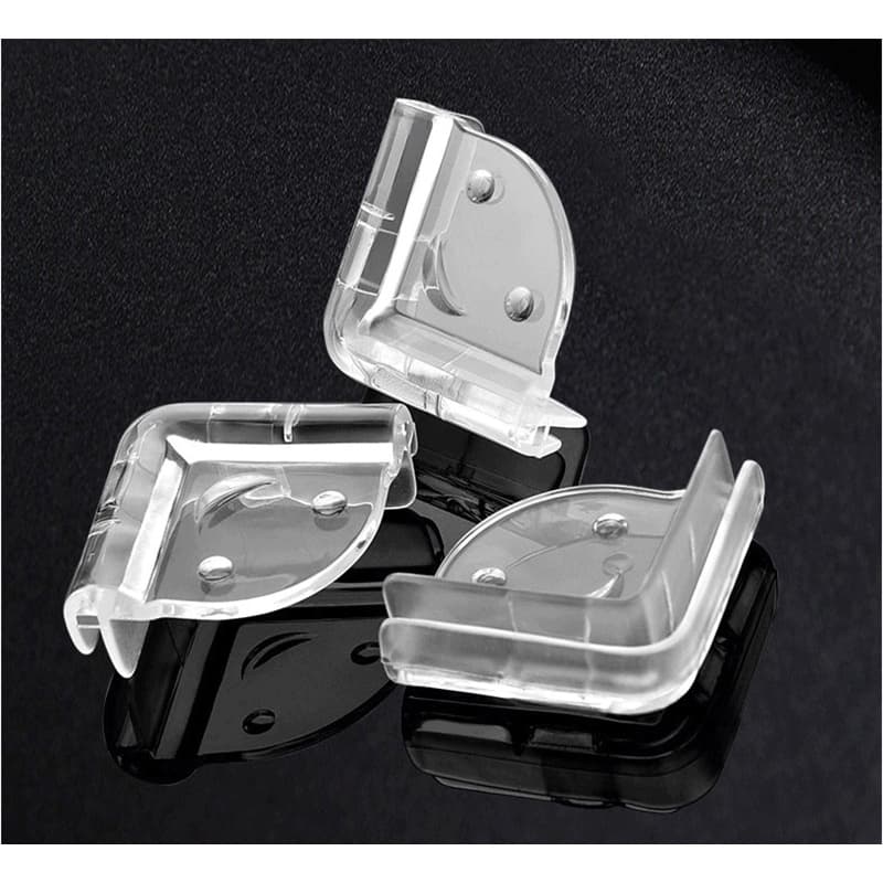 Kit  Protetor de Quina Angulo Canto Mesa de Silicone SEGURANÇA BEBÊ