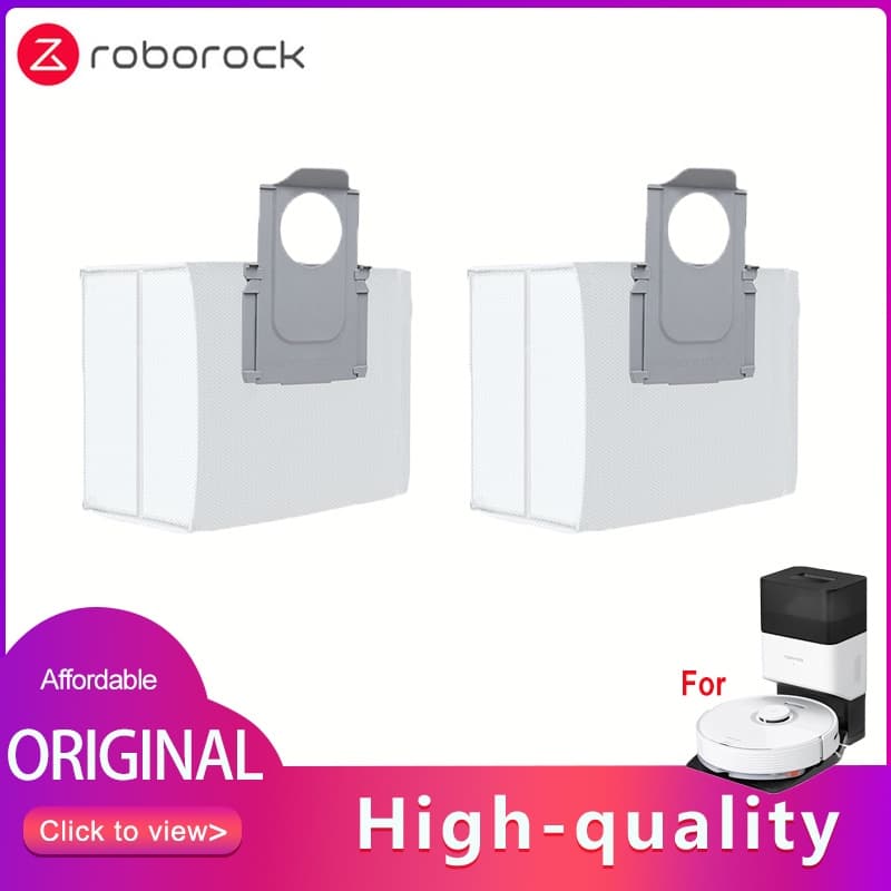 Para Roborock S8 Pro/S7 MaxV/G10S/Q7 MAX Acessórios De Sacos De Pó Conjuntos Coletores Kit Peças Reposição [Sem Caixa]