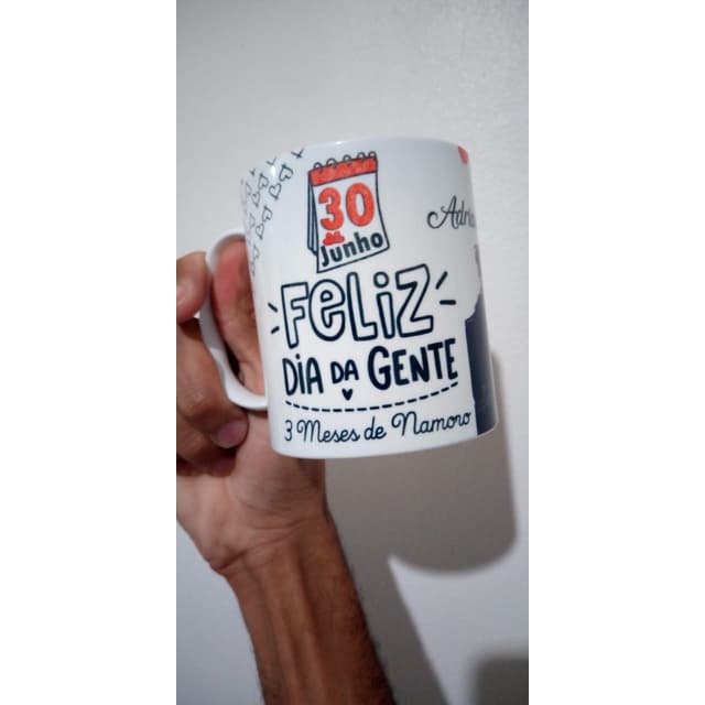 Caneca de cerâmica personalizada