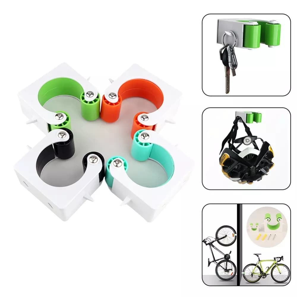 Suporte de parede para bicicleta SPEED (Pneu Estreito) do tipo Clug Engate rápido horizontal ou vertical