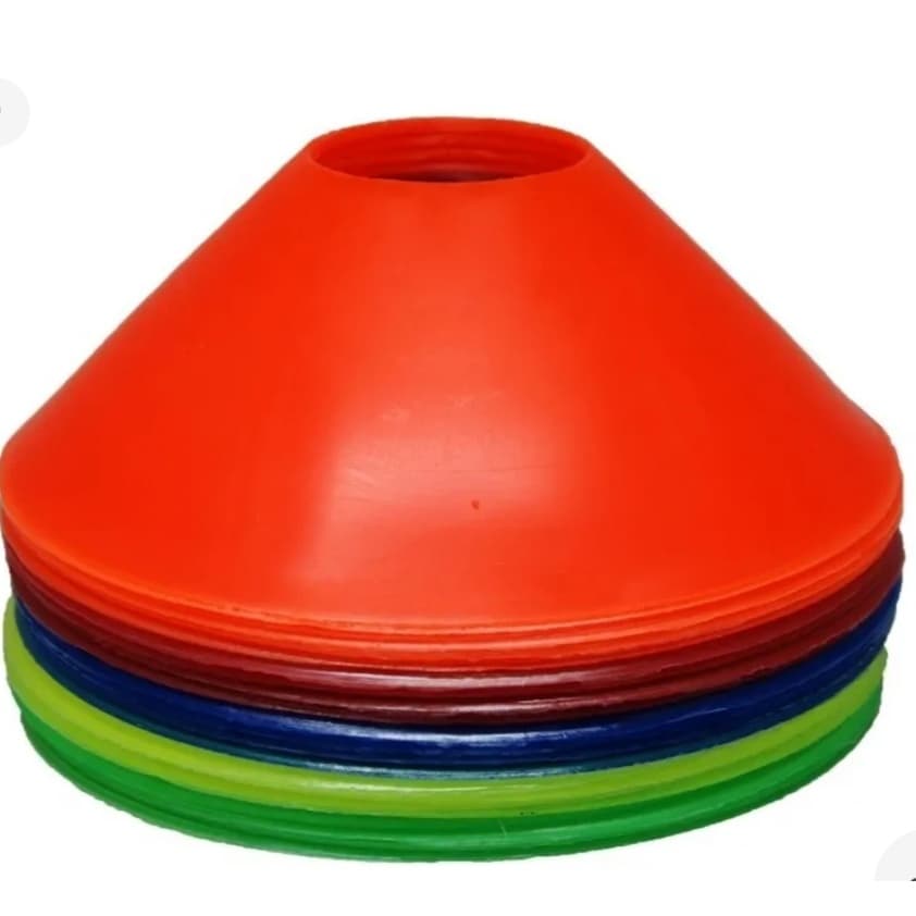 Kit C/10 Cone Pratos Treinamento Funcional - Cor Sortidos