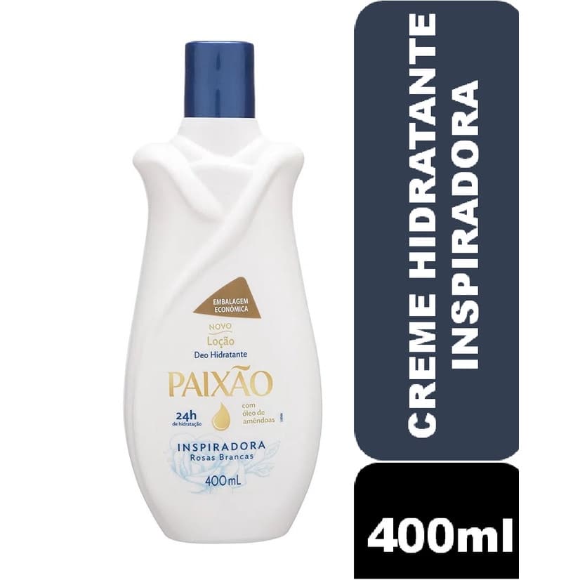 Creme Hidratante Desodorante Corporal Paixão Inspiradora Rosas Brancas 400ml
