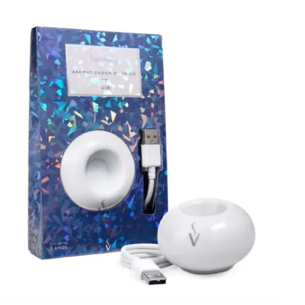 Difusor Aromatizador USB de Porcelana - Via Aroma