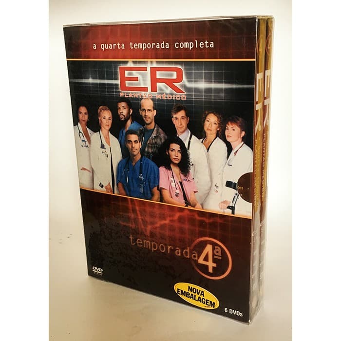Dvd Box Coleção Er Plantão Médico 4a Temporada 6 Dvds - (Novo/Lacrado/Original)