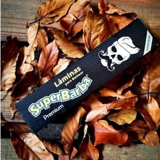 Lâmina Inox Super Barba Black Tubo Com 1000 Lâminas Inteiras premium