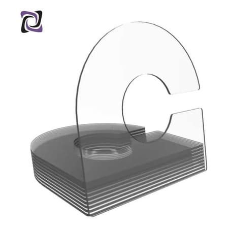 Separador E Organizador De Cabides Acrílico 2mm - Kit 10 Un.