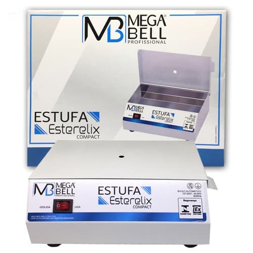 Estufa Esterilizadora para alicates De Unha Mega Bell - Nova com Selo do INMETRO