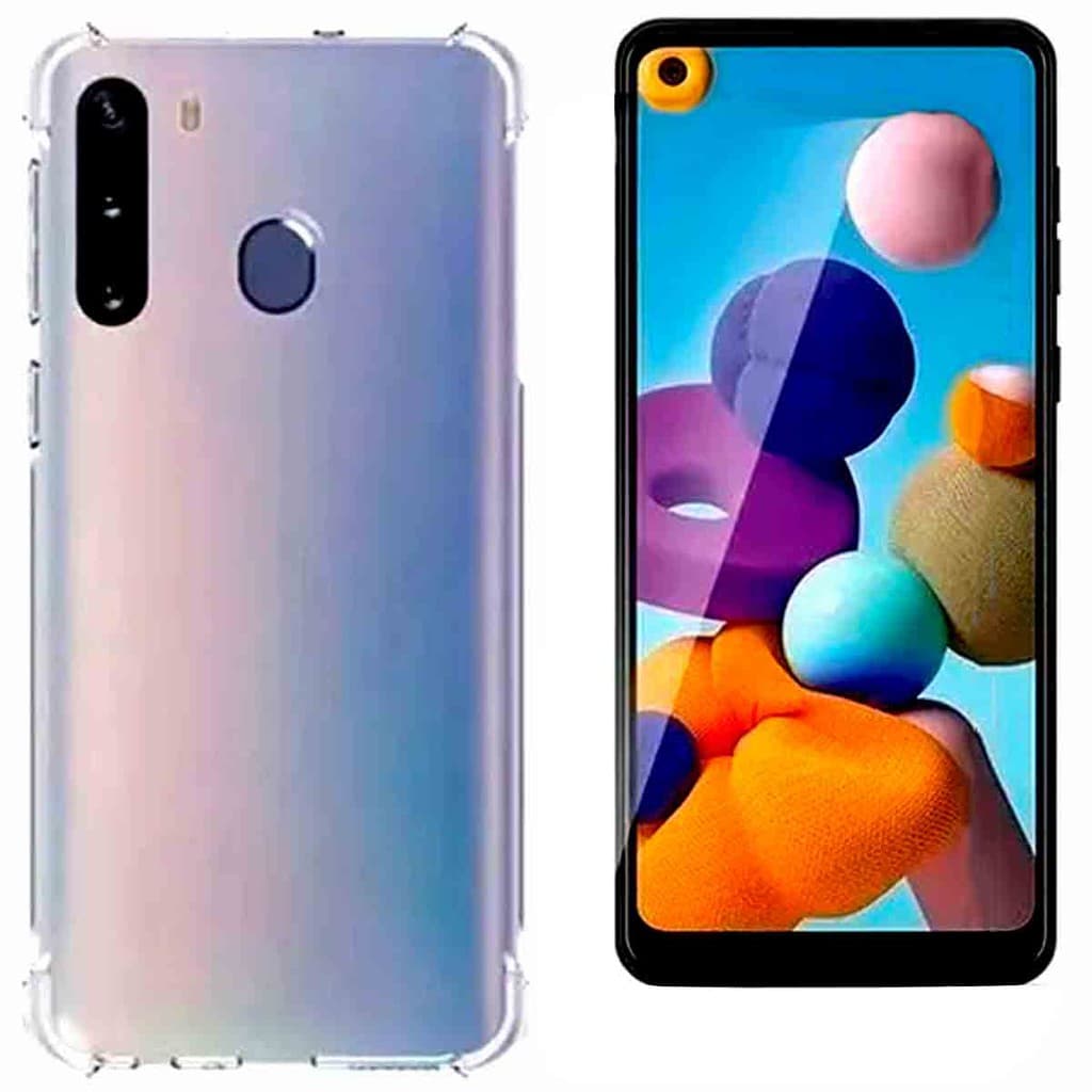 Capa Case perfeito Para Samsung Galaxy A21  Anti Shock