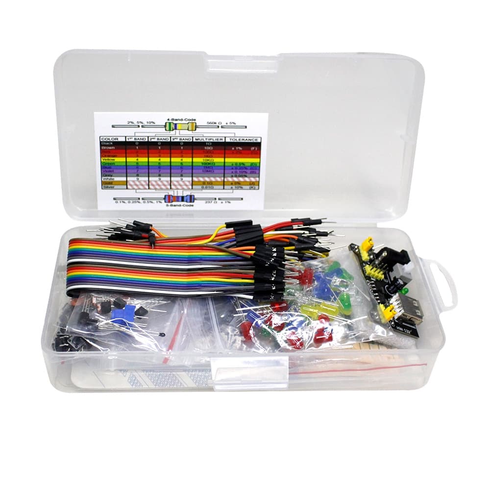 KIT Componentes Para Arduino e Raspberry 235 Itens