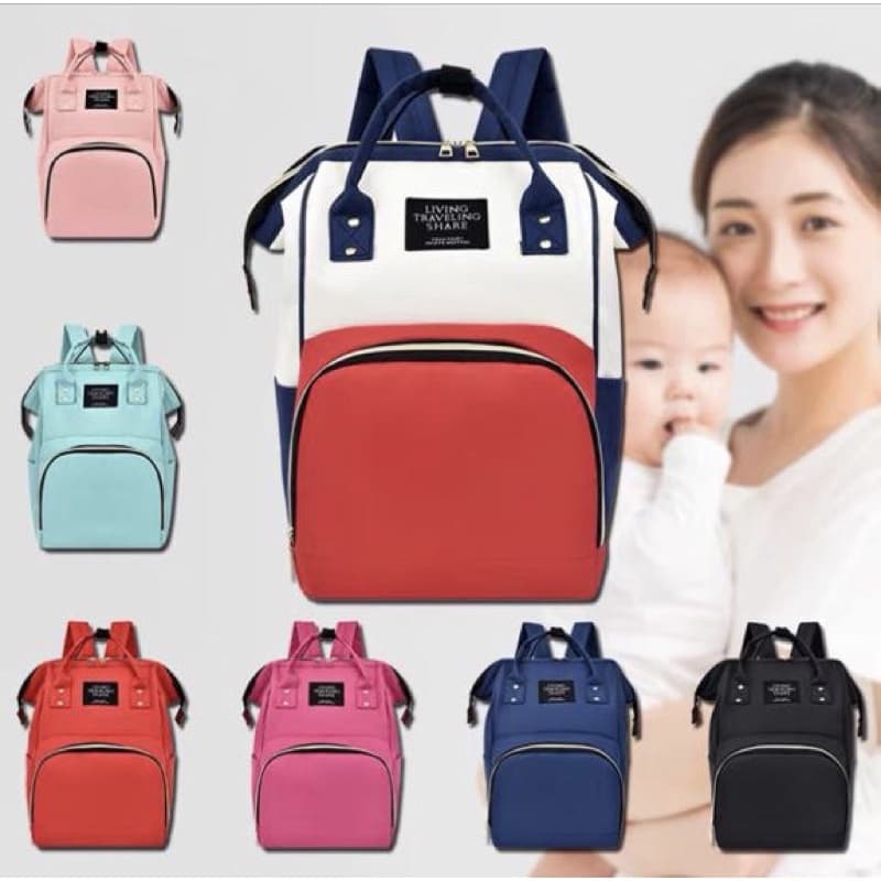 Mochila Feminina Bolsa Maternidade Bebê Multifunção Mamadeira Térmica