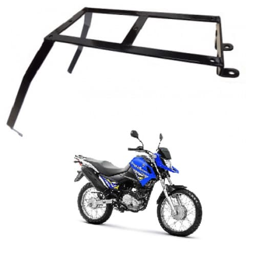 Suporte de Baú motoboy trilho bau motofrete moto motocicleta yamaha XTZ 150 Crosser Chapam aço