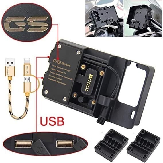Adaptador Para Smartphone Em Suporte De Navegação Gps Bmw Gs REF:06Z8 RSI