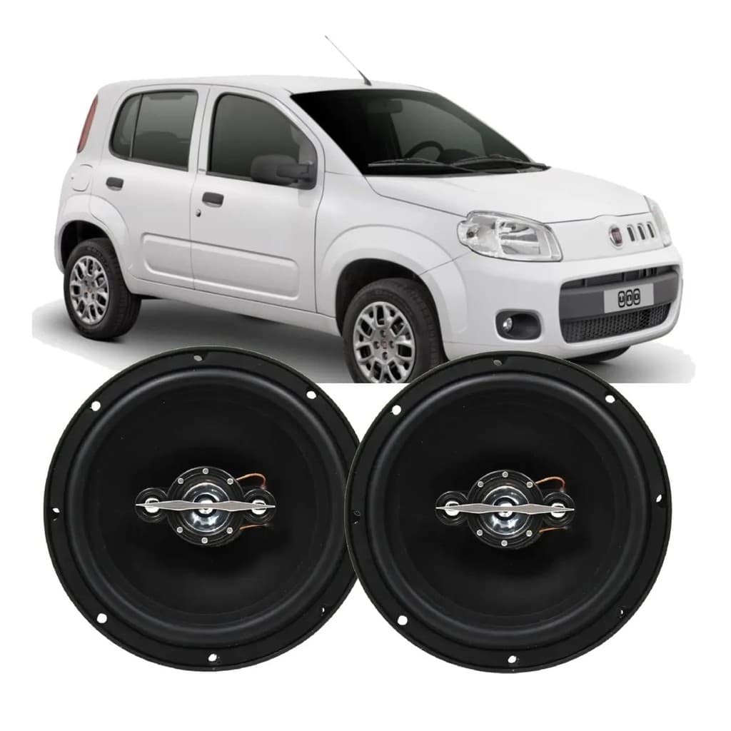 Par Alto Falante Porta Dianteiro Leson 140wrms Par Fiat Uno