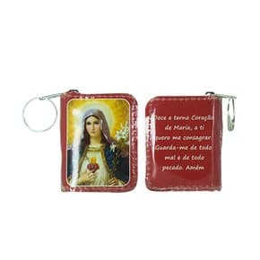 Chaveiro Preciosas Promessas Sagrado Coração de Maria Biblia