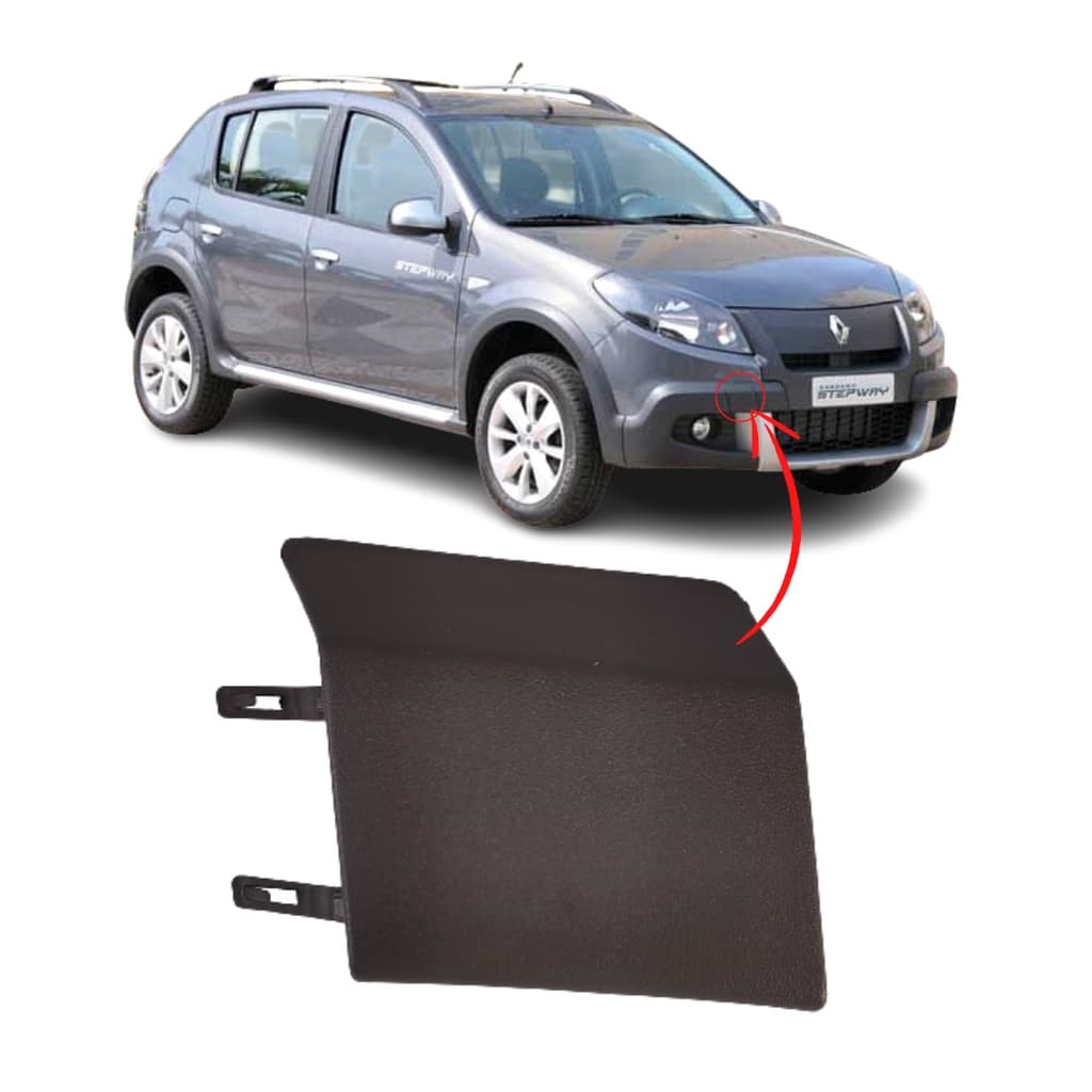 Tampa Reboque Dianteiro Renault Sandero STEPWAY 2012 2013 2014