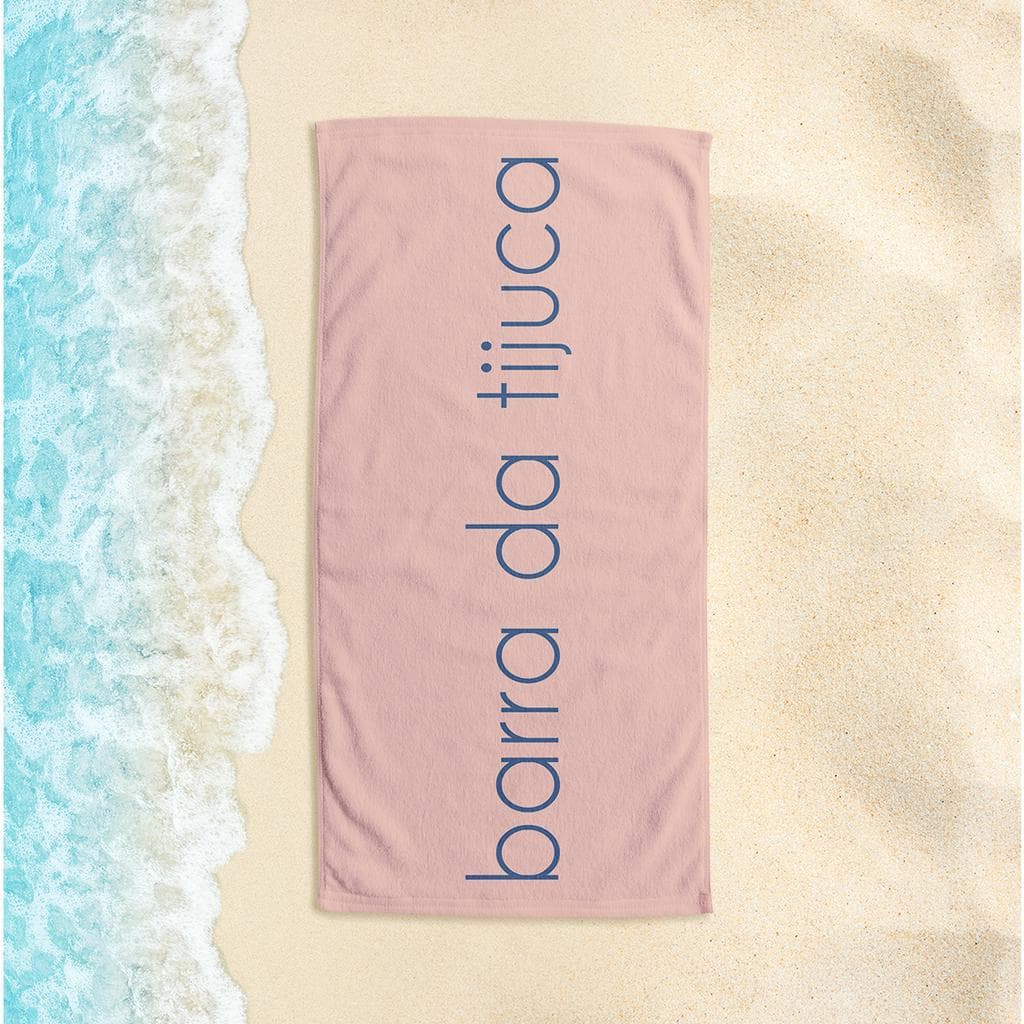 Toalha de Praia Yuzo 70x140cm Praias Barra da Tijuca