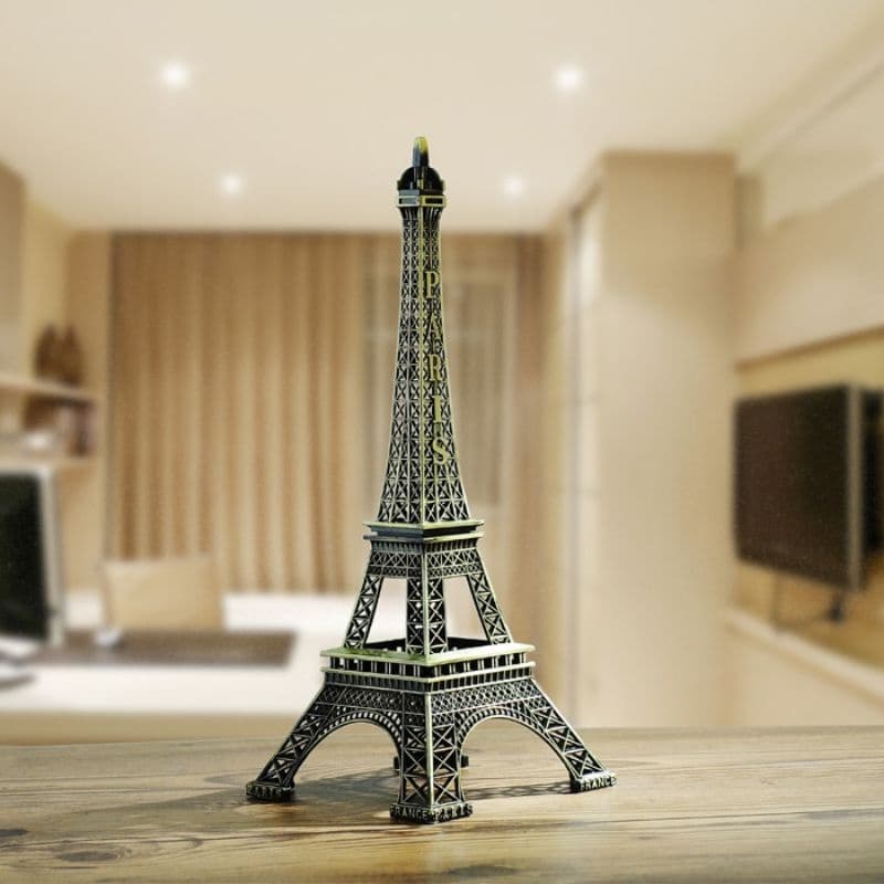 Torre Eiffel Páris Decoração Em Metal 14cm/18cm/22cm