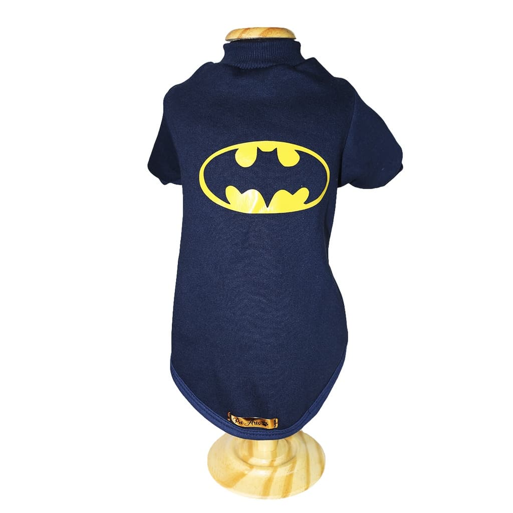 Roupa pet Roupinha Pet Batman heróis liga da justiça fantasia carnaval divertida engraçada cachorro