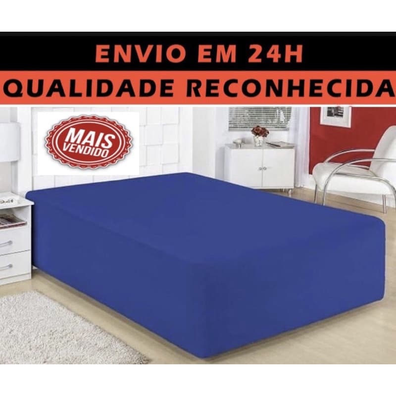 Capa Luva Box Casal Malha Gel Com Elastico Direto Da Fábrica 2 em 1