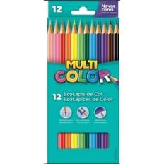 Lapis De Cor Ecolapis Cor Multicolor 12 Cores + 2 Lapis Grafite Fabber Castell